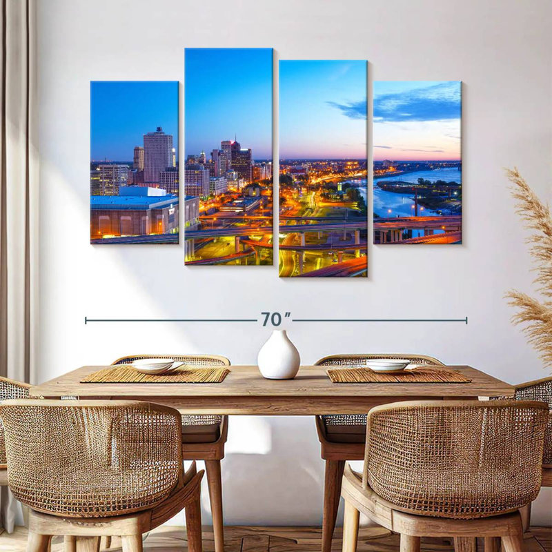Senne Memphis Highways, 42" H x 68" W