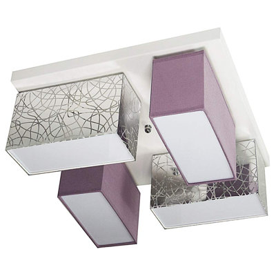Pasko Fabric Semi Flush Mount