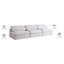 Canapé modulaire sans accoudoirs 117 po Burrows-963557961
