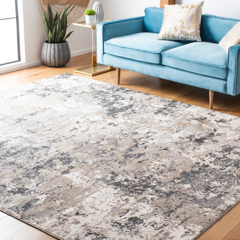 Castanon Performance Abstract Rug, Rectangle 8' x 10'