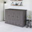 Lit escamotable en bois massif avec station de charge, tiroirs-1643548576-1643548590