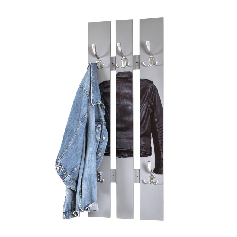Ledford Wall 5 - Hook Wall Mounted Coat Rack