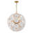 Cailynne 9 Light Aged Brass Pendant-889021010