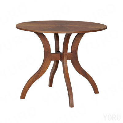 Table de salle à manger ronde de 39,4 po - Pieds traditionnels en bois massif, élégance intemporelle, point focal idéal pour les réunions de famille