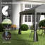 Pavillon de jardin avec pavillon escamotable 10 'x 10'