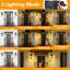 11.91" Black Dusk to Dawn & Motion Sensor Outdoor Wall Lantern