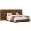 Lit en bois massif cannelé Ellison noyer-207230649-207267093