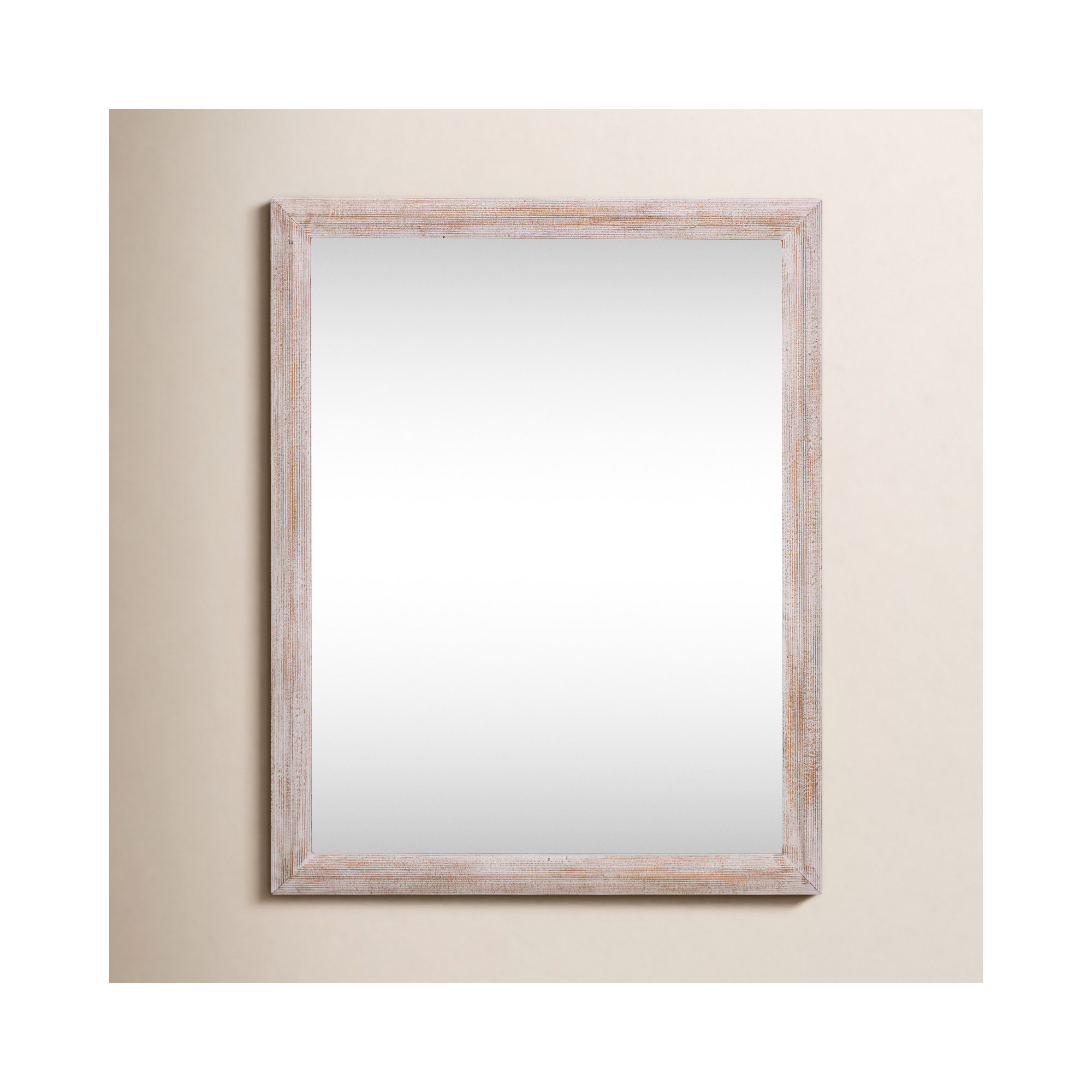 Gavina Wood Rectangle Wall Mirror