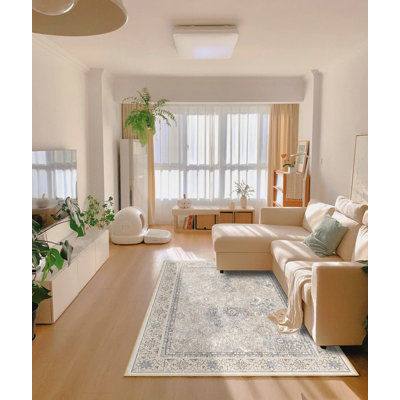 Area Rug, Low-Pile, Machine Washable, Foldable Rug