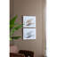 2 pièces de grandes décorations murales rectangulaires - salon, chambre, bureau, couloir, art pour la maison