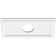 Rectangle Architectural Grade PVC Contemporary Ceiling Medallion 3" Inside Diameter