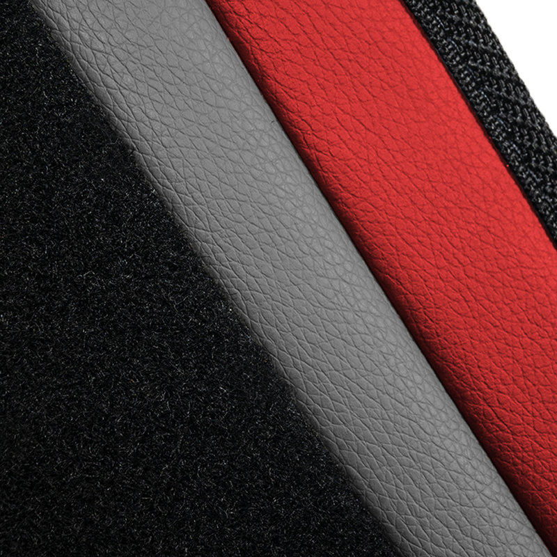 Ensemble complet de tapis antidérapants pour voiture Anara, Rouge