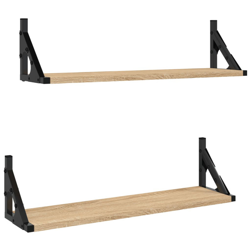 Bidinger Bracket Shelf, Sonoma Oak