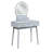 Modern Gray Vanity With Led Mirror, 4 Drawers And Matching Stool For Bedroom Function Comfort Balance Elegant Dresser Finish, Lighted Visual Appeal-2033739527
