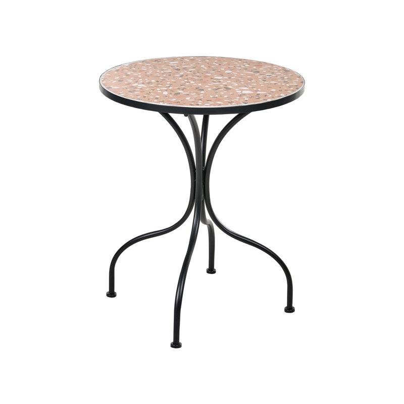 Round Metal Outdoor Bistro Table , 60cm cm W 60cm cm D