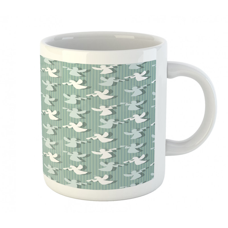 Grande tasse à café ange