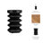 Wood Accordion Candle Holder, Black Finish, Decorative Candle Holder-1680508790