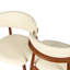 Ensemble de salle à manger pour 4 personnes Ikerne avec table ronde 59 po et 4 chaises rembourrées Myra-1849306629-1849306627