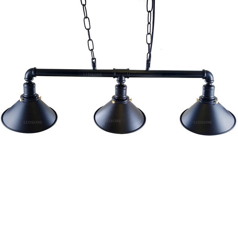 Malibu 3 - Light Pendant, Black