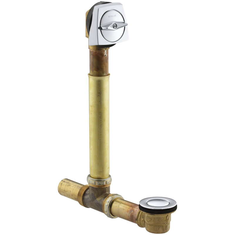 Drain de baignoire Clearflo, Chrome poli