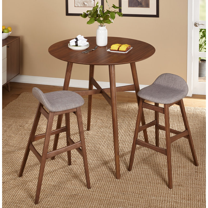 Tammy 2 - Person Four Leg Dining Set, Gray