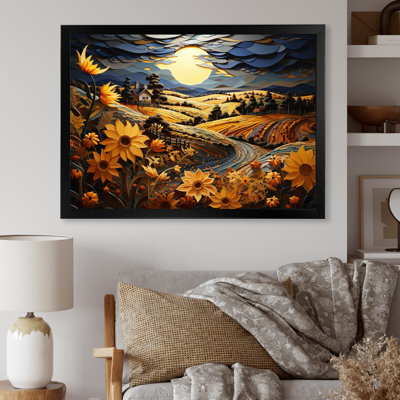 «Farmhouse Fields of Gold II», reproduction sur toile