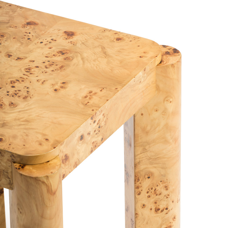 Table de chevet moderne en bois et érable de style moderne Jakus