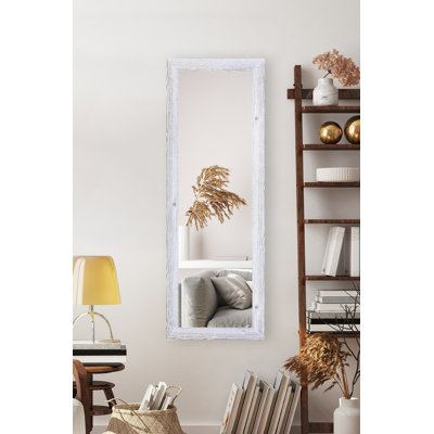 Lodhi Wood Flat Mirror