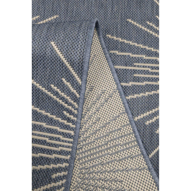 Geometric Indoor / Outdoor Area Rug, Rectangle 16'8" x 24'2"