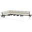 Hoyte 184.5'' Wide Wedge Aluminum with Cushions-88140402-88140404