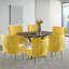 Chaise d'appoint d'appoint avec pieds dorés-1611244175