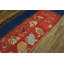 Textile chinois antique à motif pictural artistique