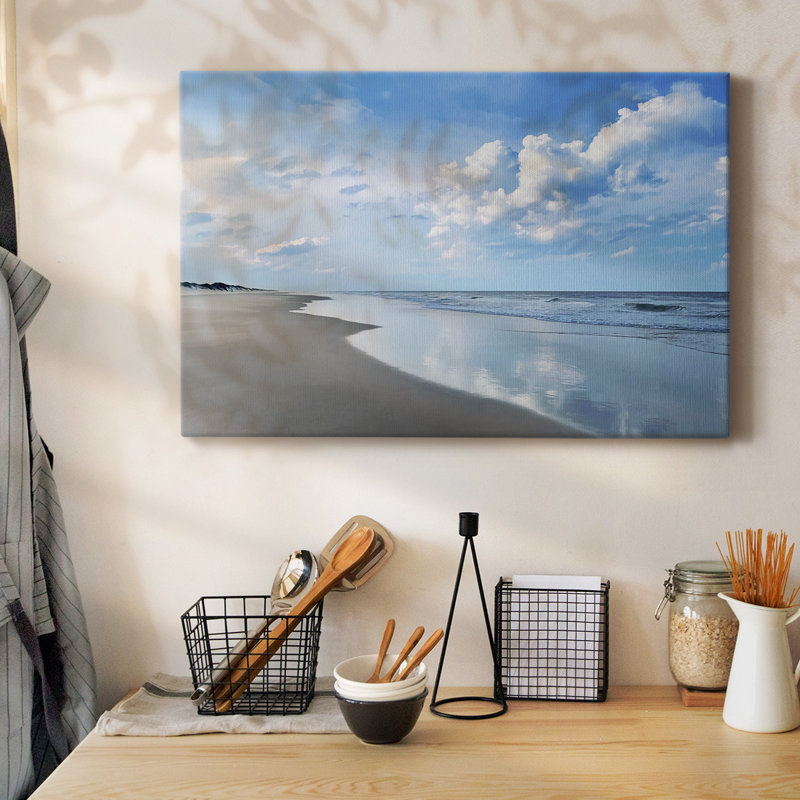 Seaglass Expanse-Gallery Wrapped Canvas, 32" H x 48" W
