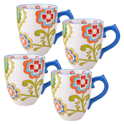 Dutch Wax Ceramic Coffee Mug