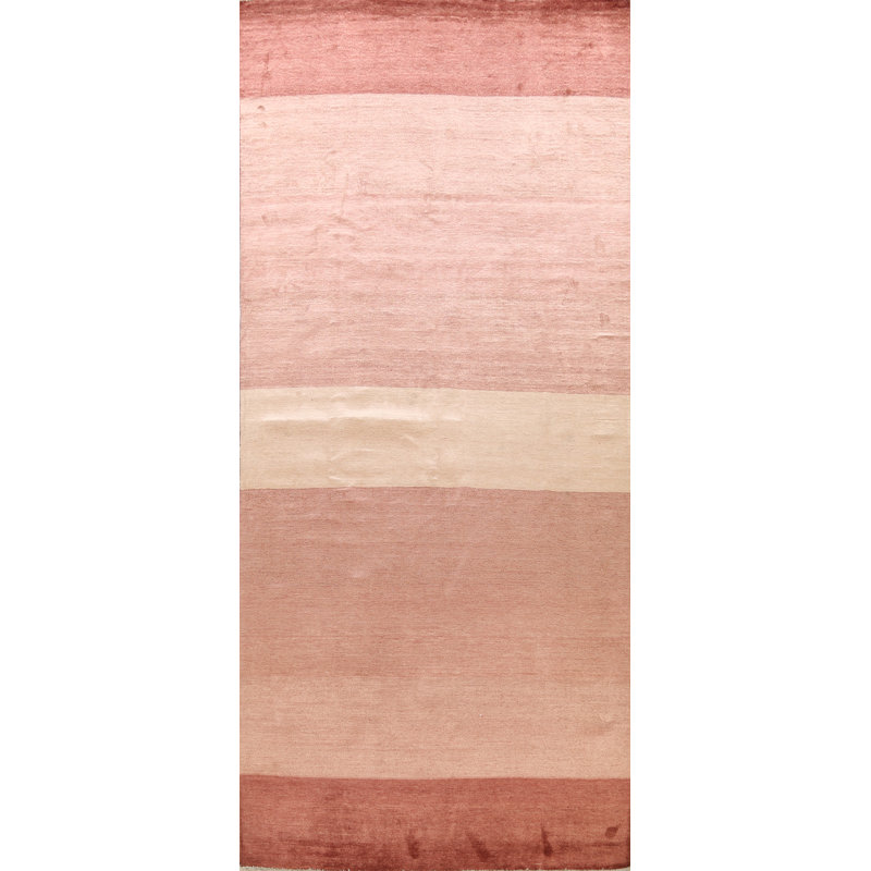 Tapis de couloir en laine noué à la main de conception unique en Tapis décoratif laine noué à la main de conception unique 8 pi x 16 pi 2 po Carnetta