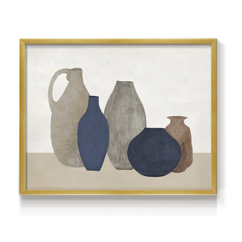 Simple Vessels -Framed Print - Restickable