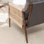 Chaise d'appoint rembourrée en bois massif Cofield-1413915888
