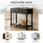 Console Daisy Series avec deux tiroirs et une tablette inférieure (noir)-820311542-820311545-820311550-820311551