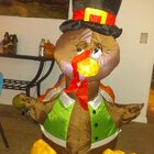 Gemmy Industries Airblown Outdoor Happy Turkey SM Inflatable & Reviews ...