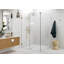 Illume 54 in. x 48.5 in. x 78 in. 90-degree Fully Frameless Wall Hinged Glass Shower Enclosure-443043617