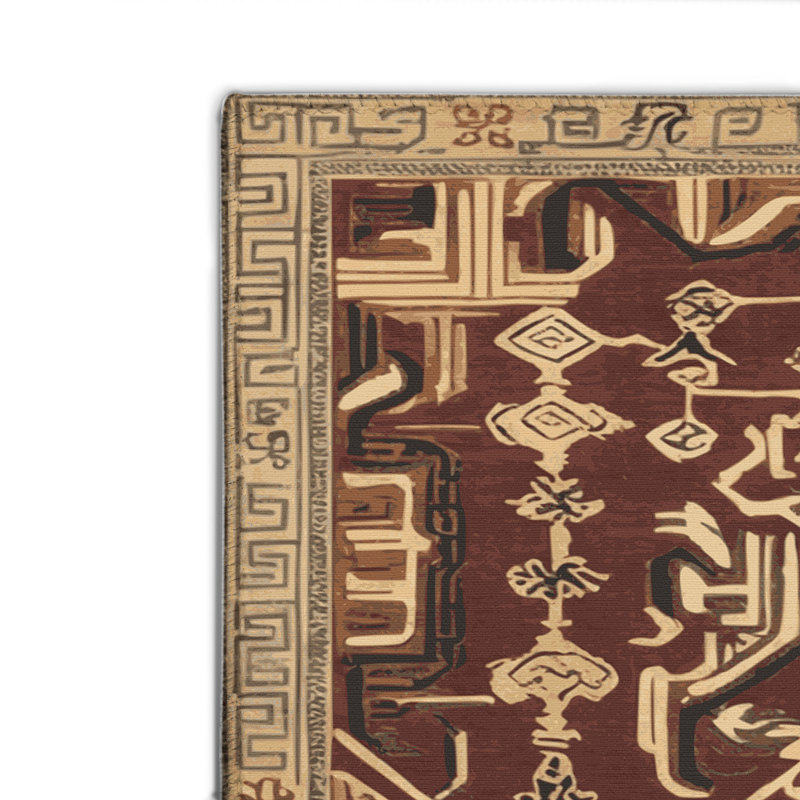 Tapis intérieur et extérieur ArtDeco, Rectangulaire 2 pi x 3 pi
