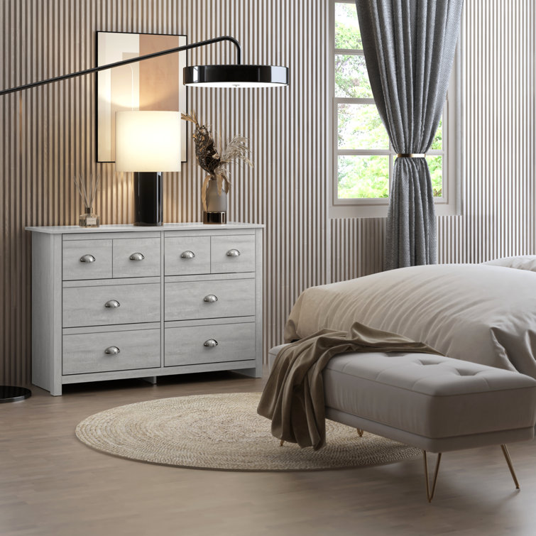 Bhure 46.1'' W 6 - Drawer Dresser