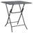 Garden Table Anthracite Expanded Metal Mesh Small Outdoor Accent Dining Table
