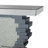 Console Table, Mirrored & Faux Crystals