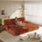 94.5" King Size Convertible Sleeper Sofa Bed, Corduroy Folding Mattress Couch, Pull-Out Futon Loveseat For Living Room Small Spaces-1593420394