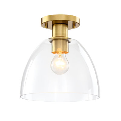 Viveka Glass Semi Flush Mount