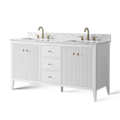 Ensemble de meuble-lavabo double 60 po
