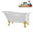58" Streamlin Clawfoot Tub,Tray,Drain, Clawfeet-101628924-102219865