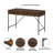 Greber Adjustable Metal Base Writing Desk