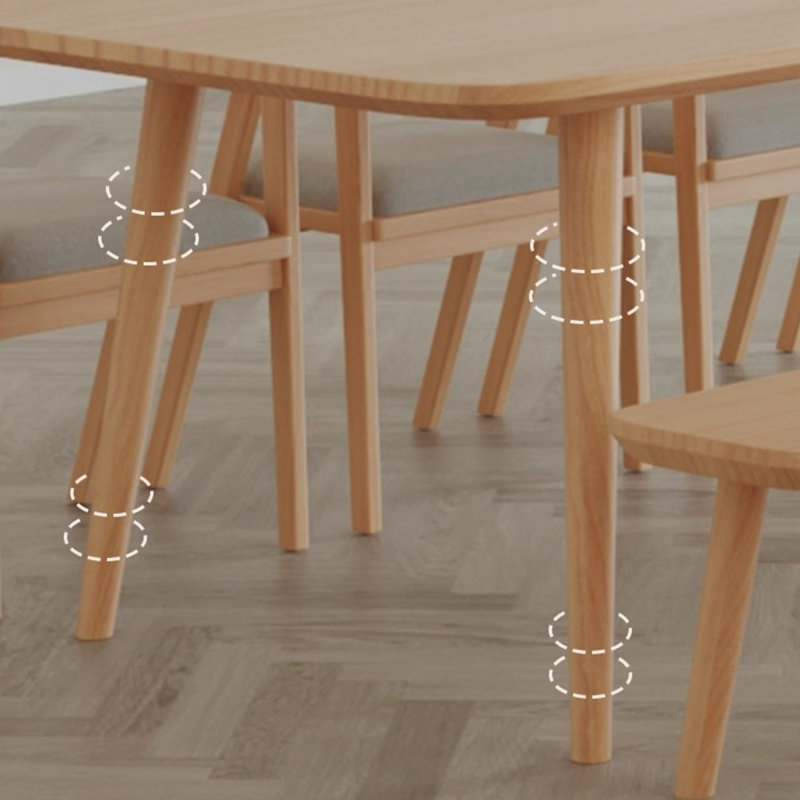 Table de conférence Burlywood, H 29,53 po x L 78,74 po x l 31,5 po